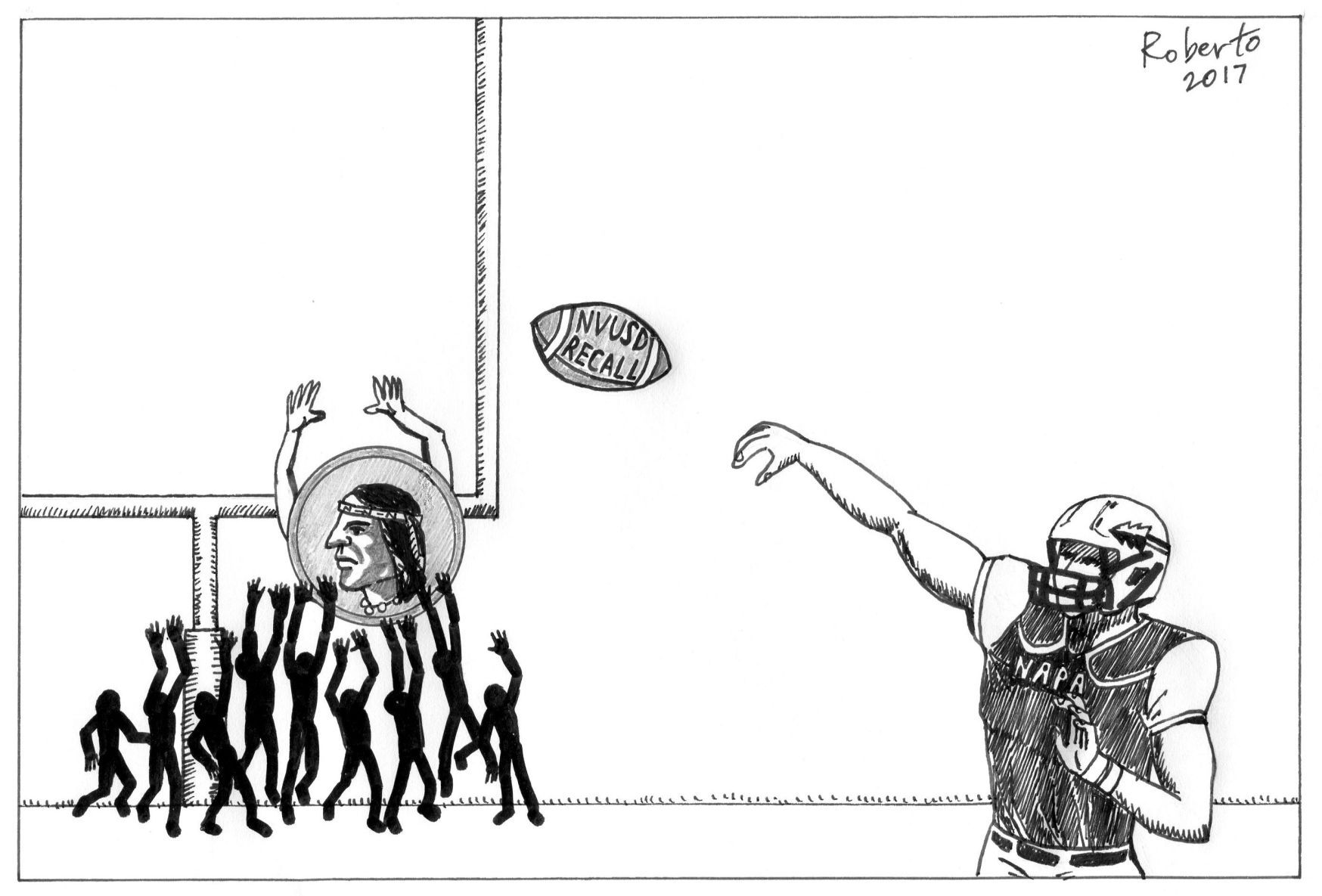 Roberto Tinoco editorial cartoon